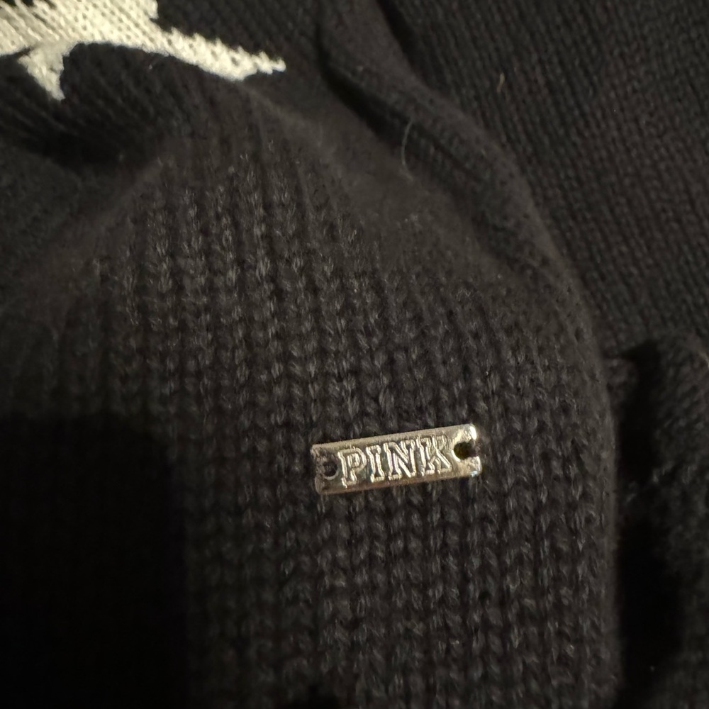 Pink VS cotton oversized sweater XS new ! - Picture 2 of 5